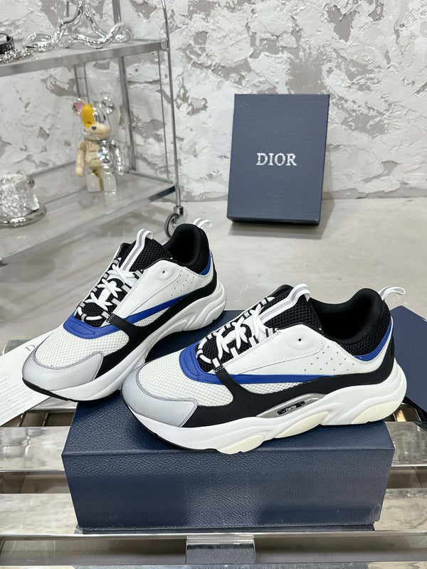 Dior B30 Sneaker White, Black and Blue
