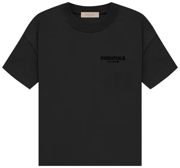 Fear of God Essentials Logo T-Shirt - Black Tonal
