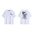 Amiri White Front and Back Graphic T-Shirt