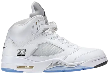 Air Jordan 5 Retro White and Blue