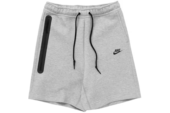 Nike Sportswear Tech Fleece Shorts Dark Grey Heather and Black