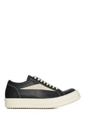 Rick Owens Vintage Sneaks Leather Black and Milk