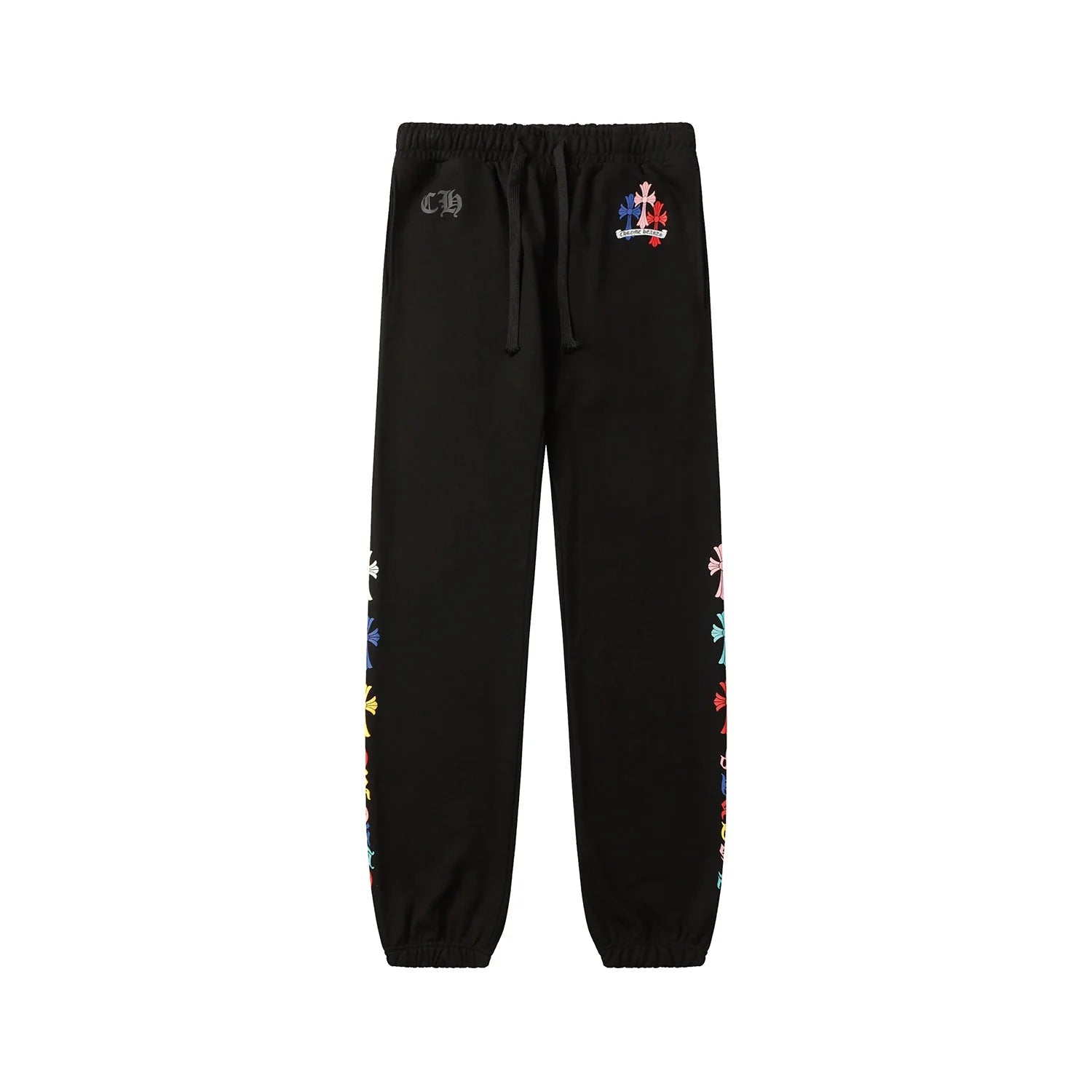Chrome Hearts Black Multicolor Cross Sweatpants