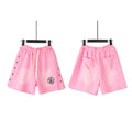 Hellstar Pink Tonal Logo Shorts