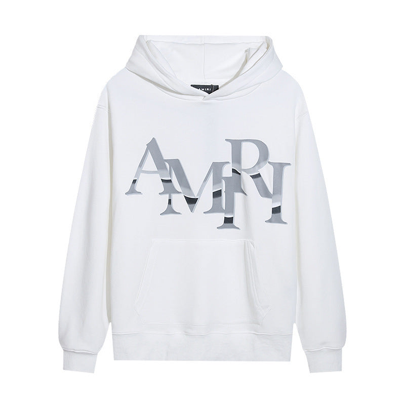 Amiri White Signature Hoodie