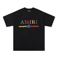 Amiri Black Multicolor Stripe T-Shirt