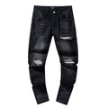 Amiri Distressed Black Jeans