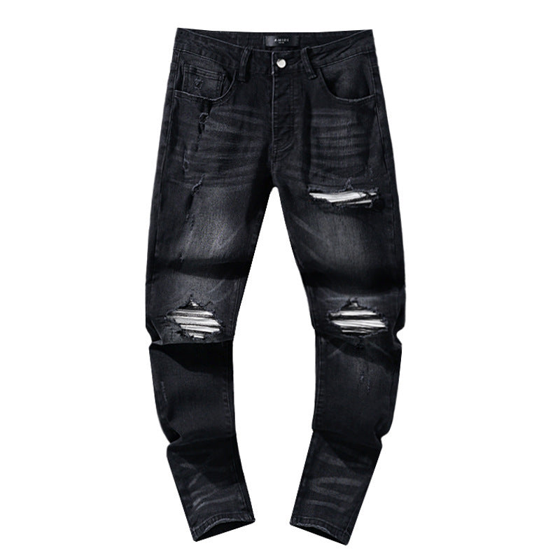 Amiri Distressed Black Jeans