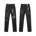 Ksubi Knee Logo Distressed Black Jeans