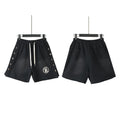 Hellstar Black Tonal Logo Shorts