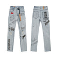 Ksubi Light Wash Graffiti Jeans
