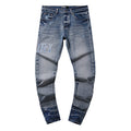 Amiri Blue Side-Logo Medium-Wash Jeans