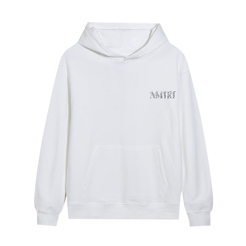 Amiri White Graphic Hoodie