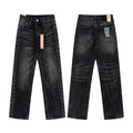 Ksubi Rhinestone-Trim Black Jeans