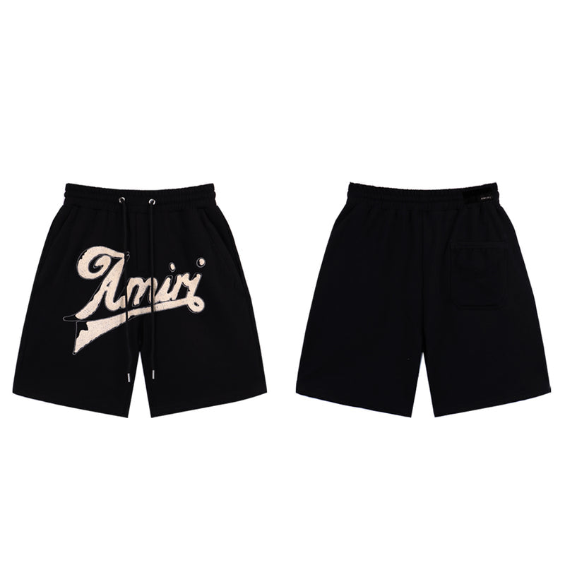 Amiri Signature Logo Sweat Shorts - Black