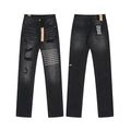 Ksubi Black Distressed Text Jeans