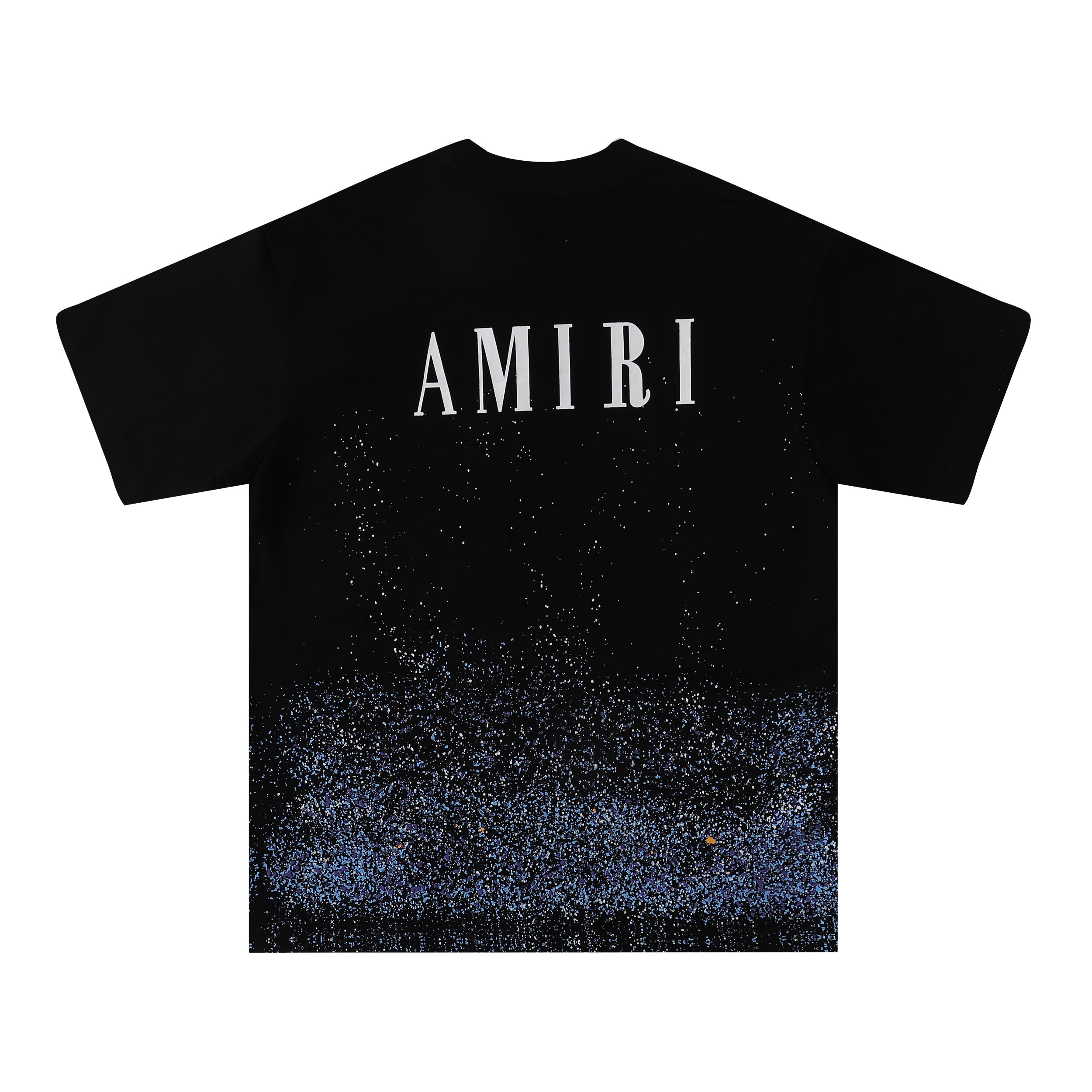 Amiri Black Blue Gradient T-Shirt