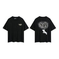 Amiri Black Front and Back Logo T-Shirt