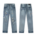 Amiri Light Blue Graphic Jeans