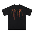 Amiri Black Orange Drip T-Shirt