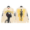 Godspeed Portrait Graphic Long-Sleeve T-Shirt - Cream
