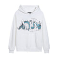 Amiri White Snake Logo Hoodie