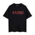Amiri Black Red Logo T-Shirt