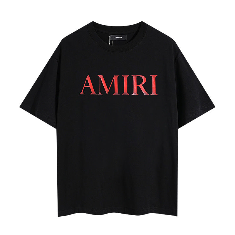 Amiri Black Red Logo T-Shirt