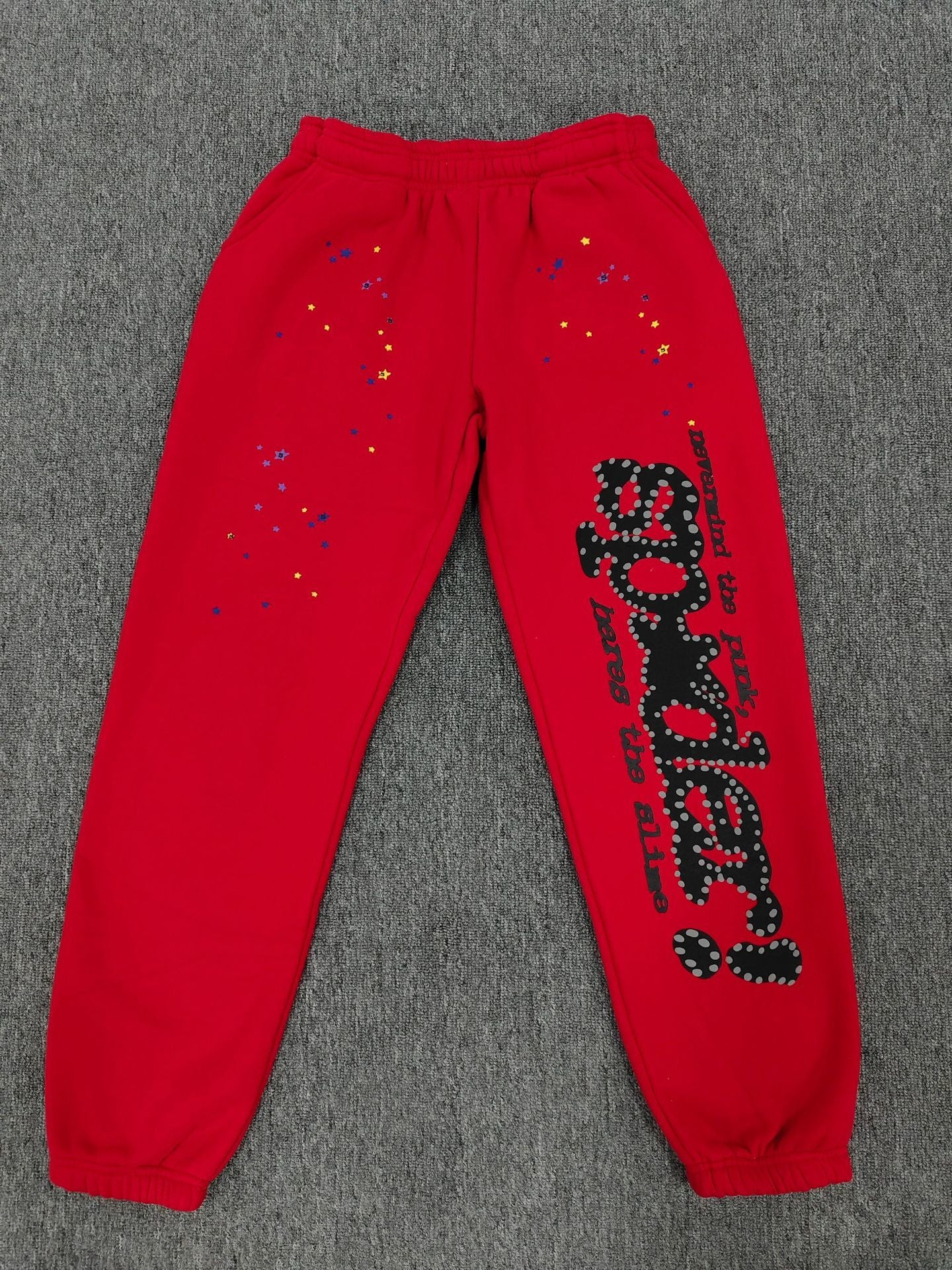 Sp5der P*NK V2 Sweatpants - Red
