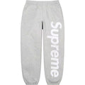 Supreme Vertical Logo Sweatpants - Heather Grey