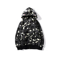 Bape Camo Full-Zip Hoodie - Black and Grey