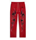 Hellstar Halloween Flame Sweatpants Red