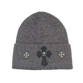 Chrome Hearts Grey Cross Beanie