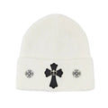 Chrome Hearts White Cross Beanie