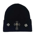 Chrome Hearts Black Cross Beanie