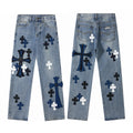 Chrome Hearts Blue Cross Jeans