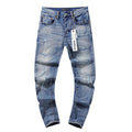 Purple Brand Distressed Light-Wash Jeans