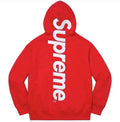 Supreme Vertical Logo Hoodie - Red