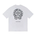 Chrome Hearts White Black Skull Cross T-Shirt