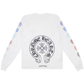 Chrome Hearts White Multicolor Horseshoe Long Sleeve